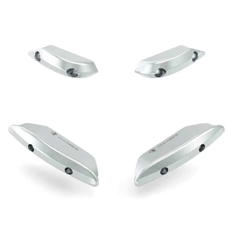 Ducabike DBK 3D Wing Delete Block Off Plates For Ducati Streetfighter V4 V4S - Silver