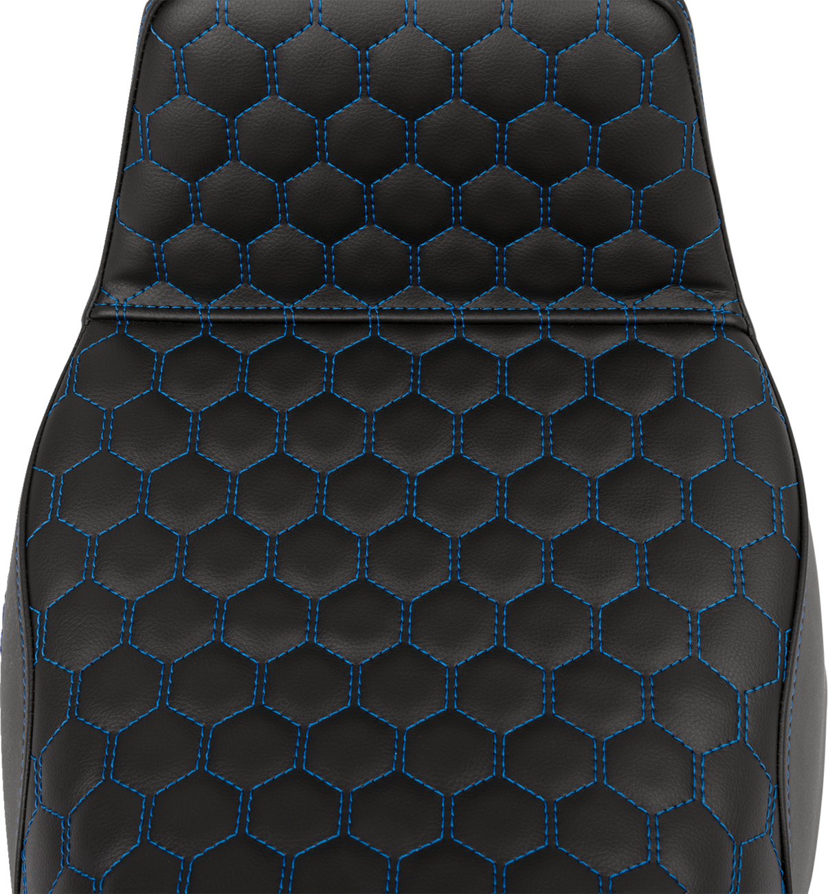 Saddlemen Step-Up Seat - Honeycomb - Extended Reach - Blue Stitching - FL '08-'23