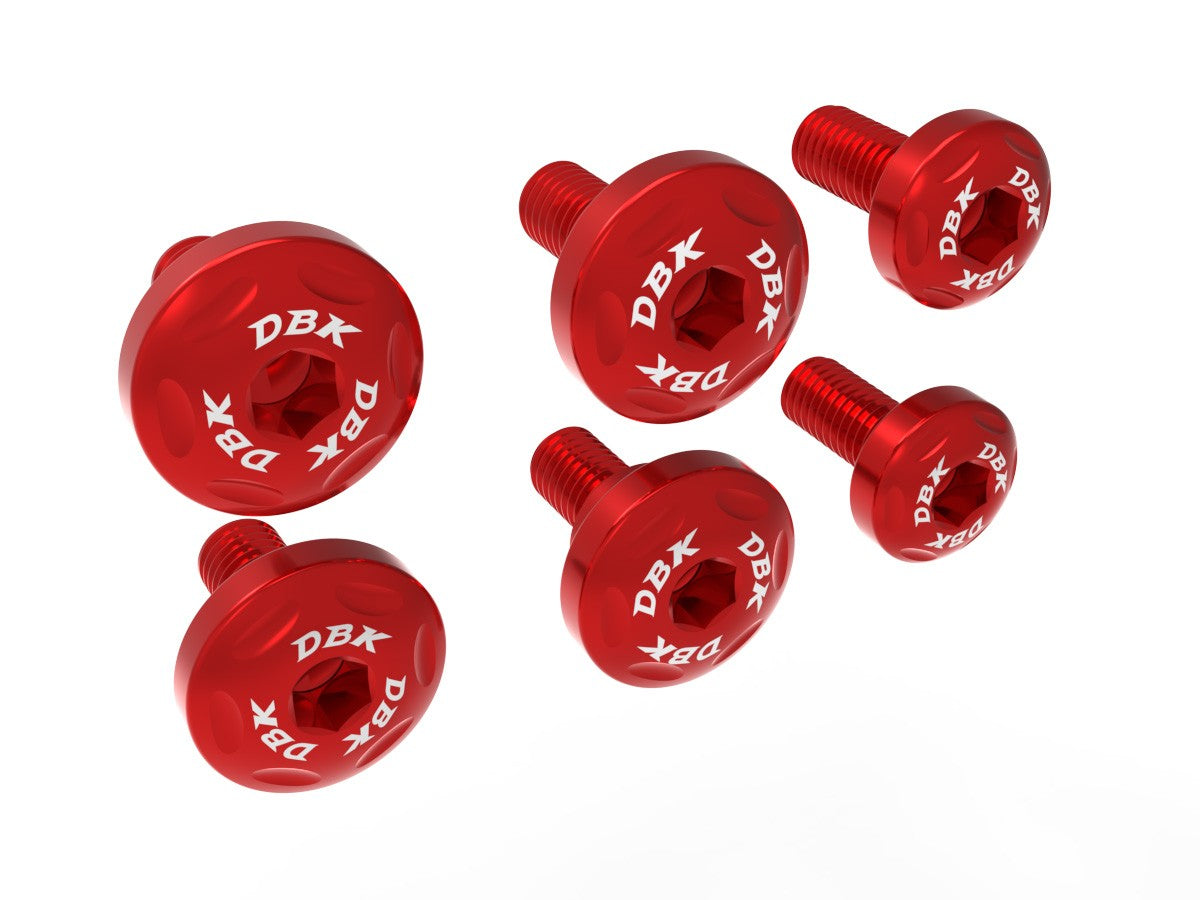 Ducabike DBK CNC Steering Head Screw Kit Ducati Monster V2 2026 - Red