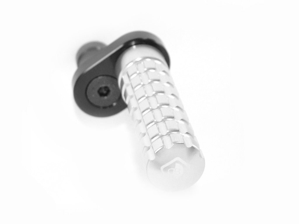 Ducabike DBK PPSCRA02 Adjustable Foot Pegs Scrambler - SILVER
