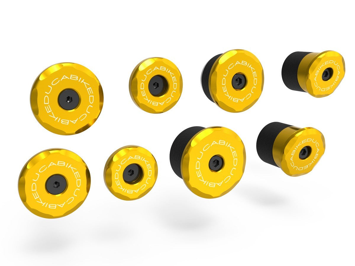Ducabike DBK TTM9371 M937 KIT FRAME PLUGS 8p - GOLD