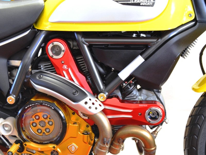 Ducabike DBK CDSCRA01 Timing Belt Cover - RED-SILVER