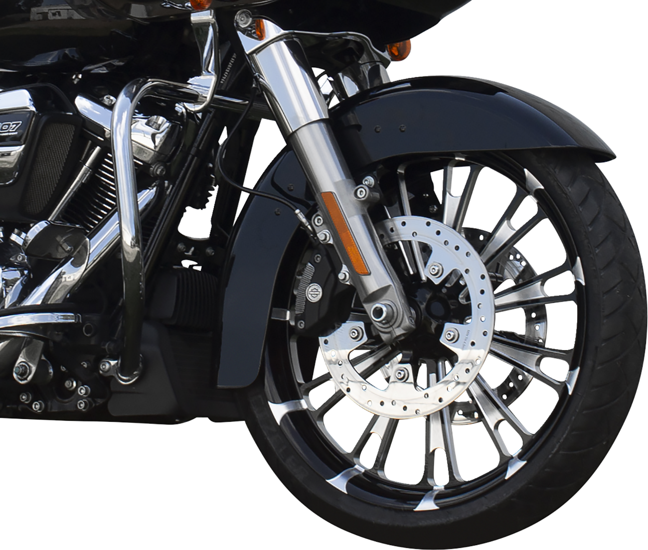 Coastal Moto Wheel - Fuel - Front - Dual Disc/With ABS - Black Cut - 21x3.25 - FL