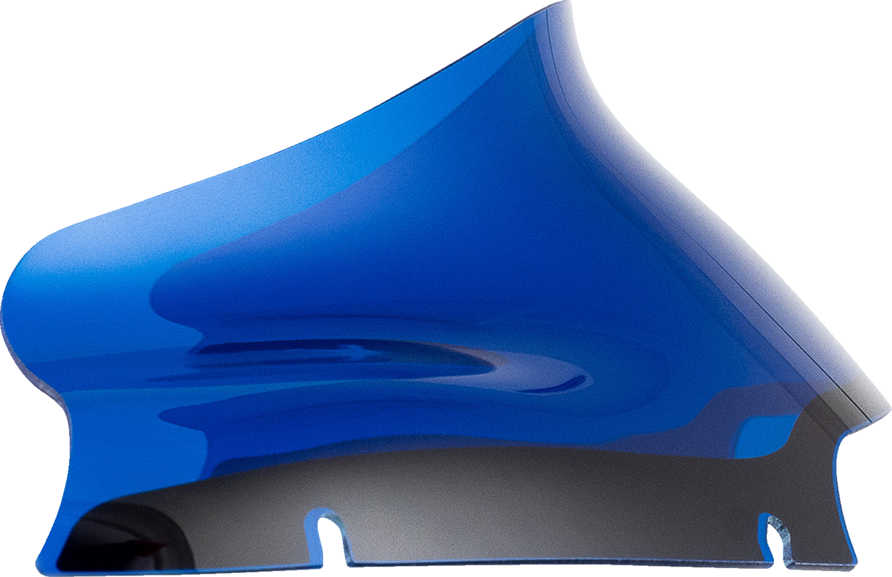 Klock Werks Kolor Flare® Windshield - 6" - Blue - '15-'25 FLTR