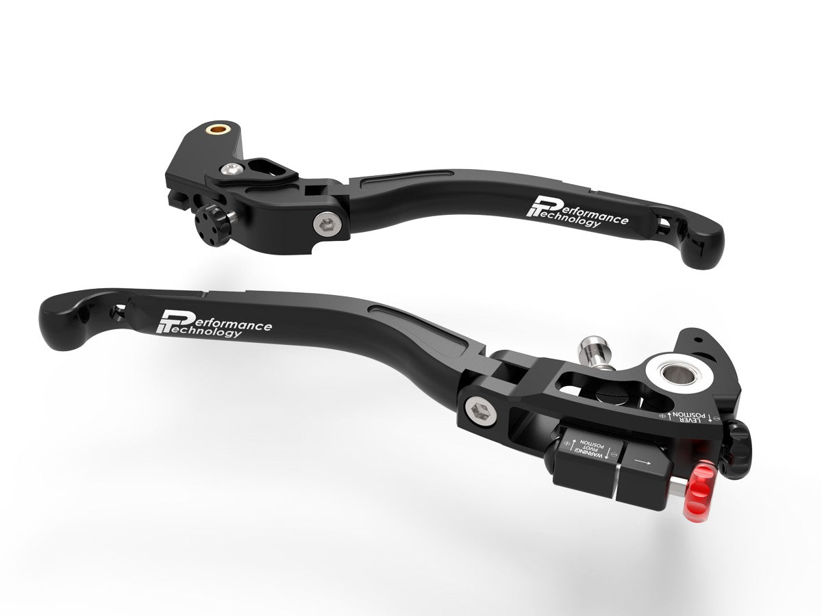 Ducabike DBK L23 Ultimate Brake + Clutch Levers Double Adjustment - BLACK-BLACK