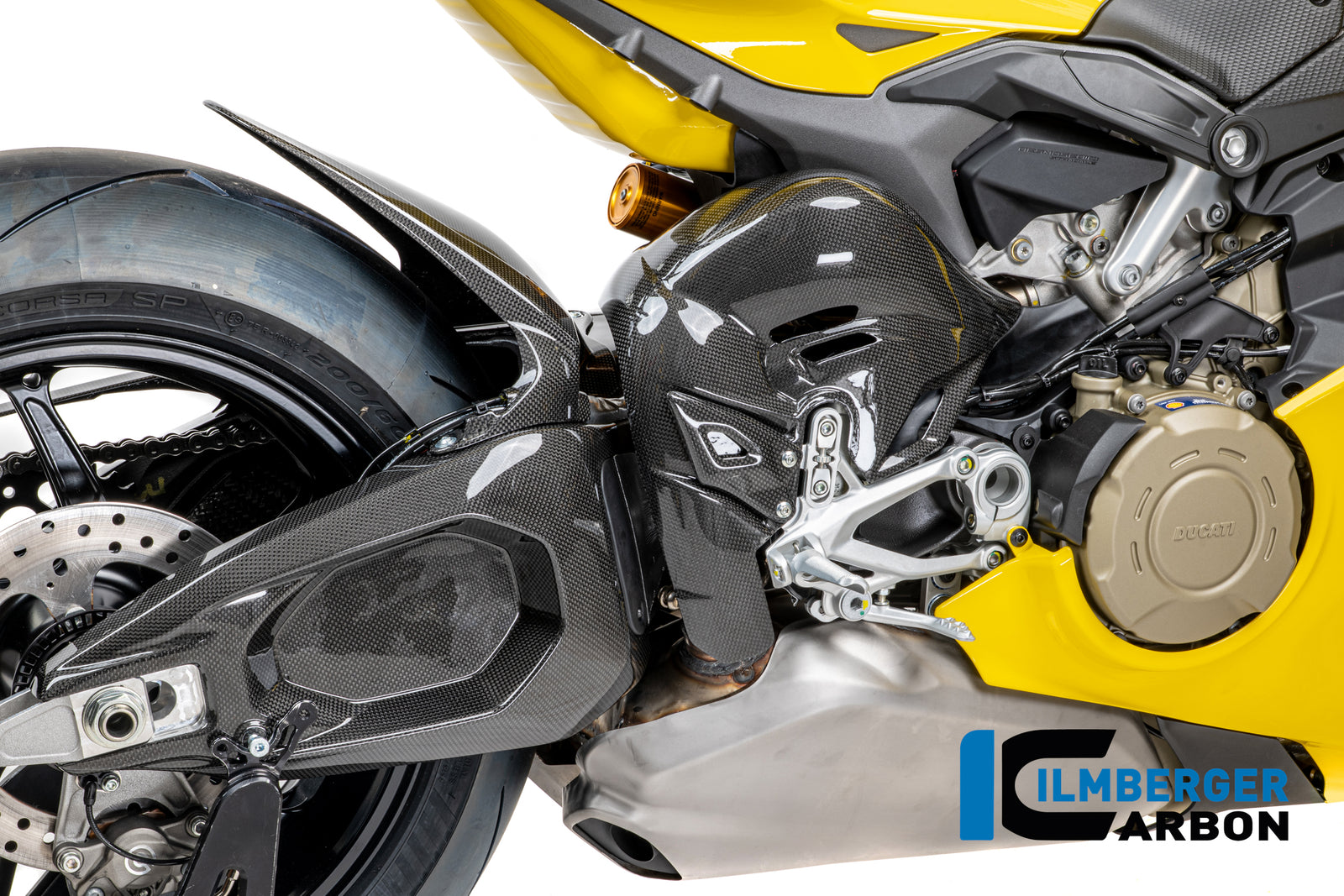 Ilmberger Carbon Swingarm Cover Right Ducati Panigale V4 2025-2026 - Gloss / Plain