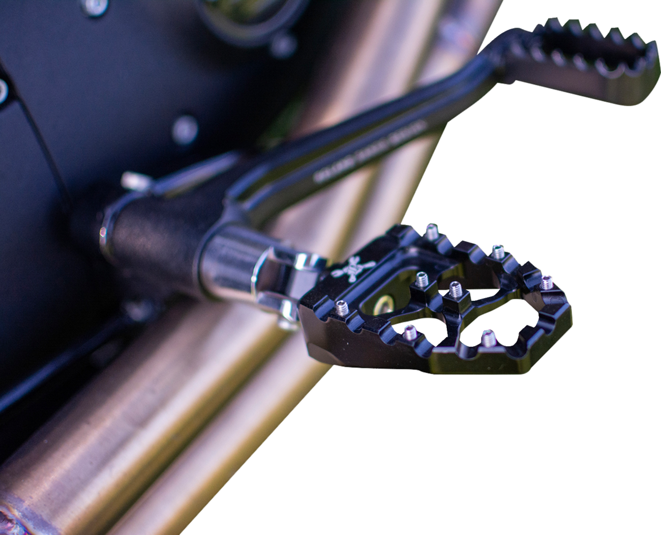 Burly Brand MX Evolution Driver Pegs - Black - Sportster/Dyna