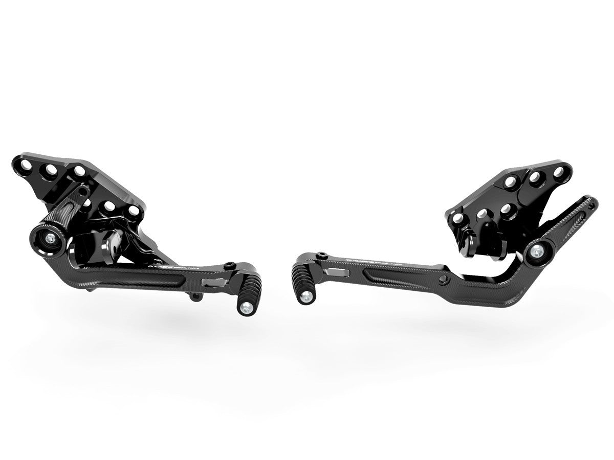 Ducabike DBK Prdv12601 Diavel 1260 Adjustable Rearset - BLACK-BLACK