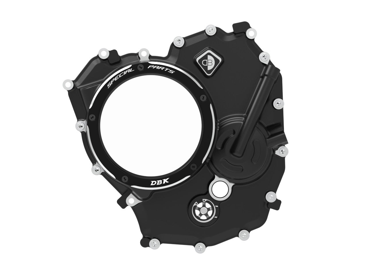 Ducabike DBK Clear Clutch Cover Ducati Panigale Streetfighter V2 - BLACK-BLACK