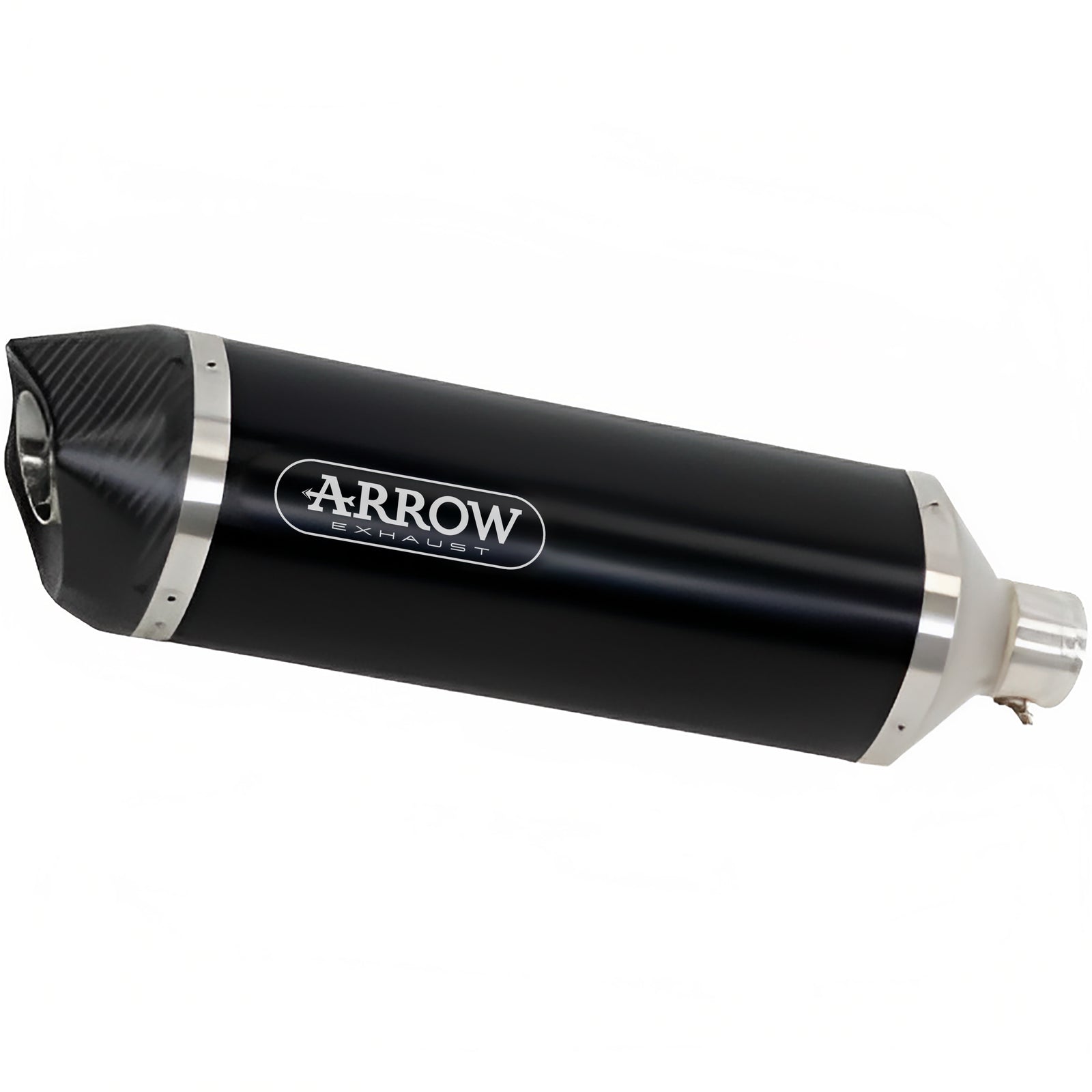 Arrow 72622AKN Race-Tech Aluminium Dark Slip On With Carbon End Cap