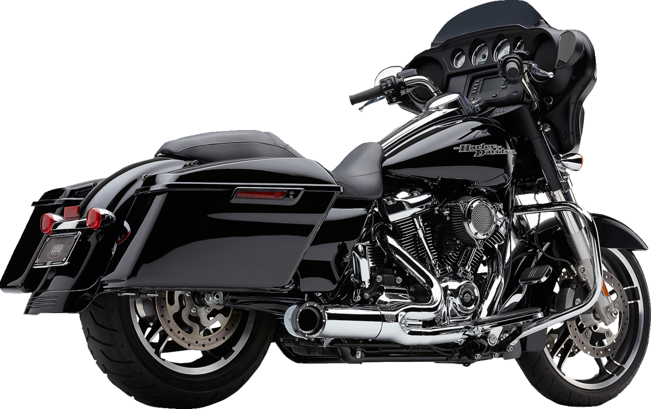 Cobra Turn Out 2-Into-1 Exhaust System - Chrome
