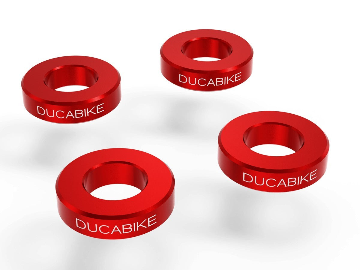 Ducabike DBK DPF01 Front Brake Caliper Spacers - RED