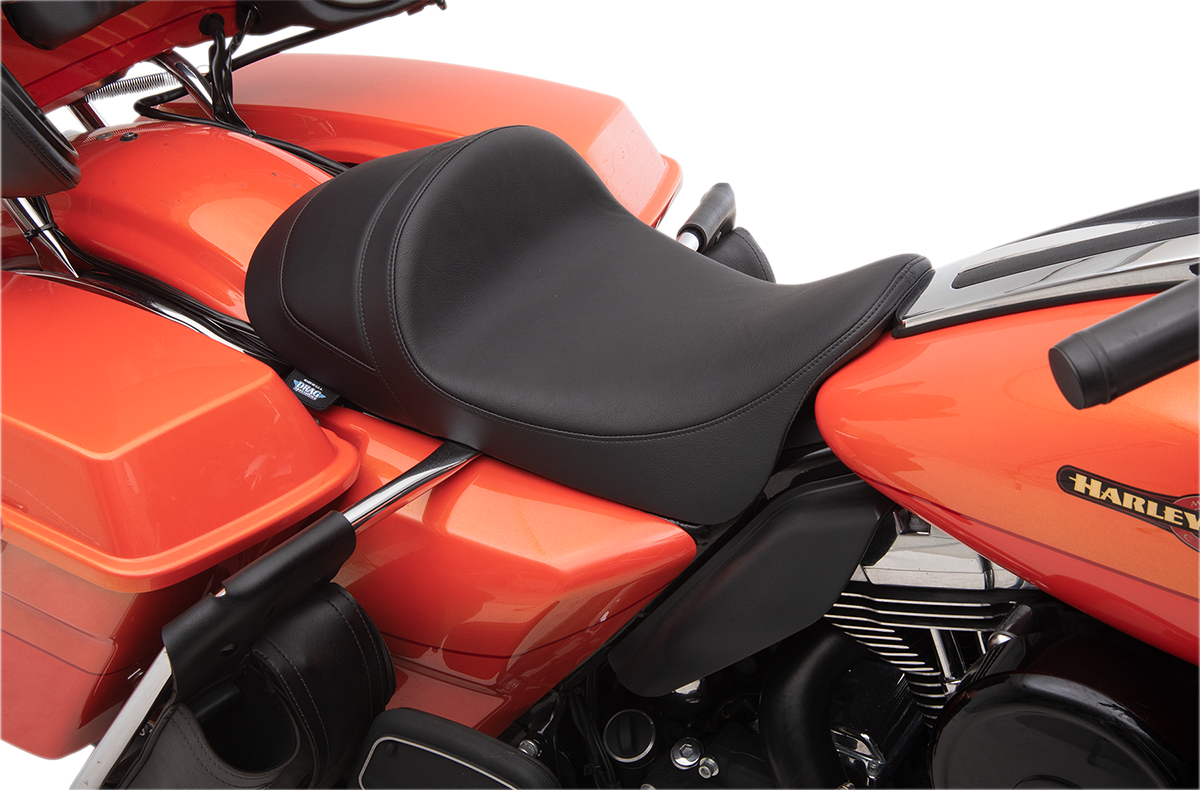 Drag Specialties Seats Low Profile Solo Seat - Forward - Smooth - FL '08-'23