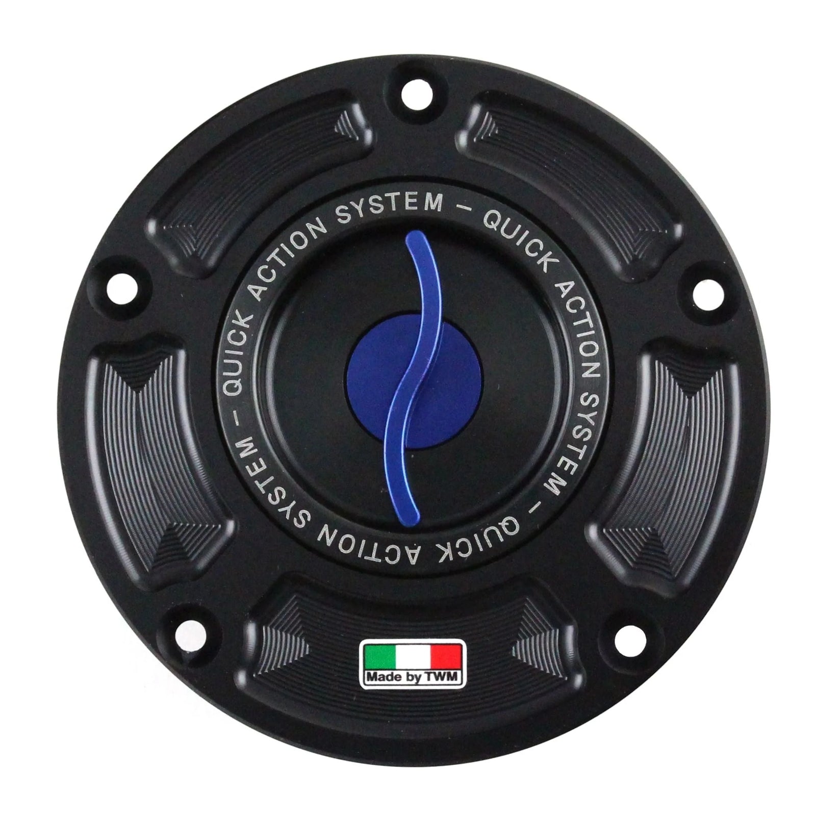 TWM Quick Action CNC Aluminum Gas Cap For CBR 1000 RR-R SP - Blue