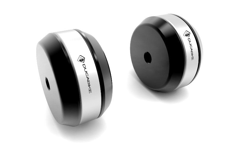 Ducabike DBK Cm05 Handlebar Caps MTS 950 - BLACK-SILVER