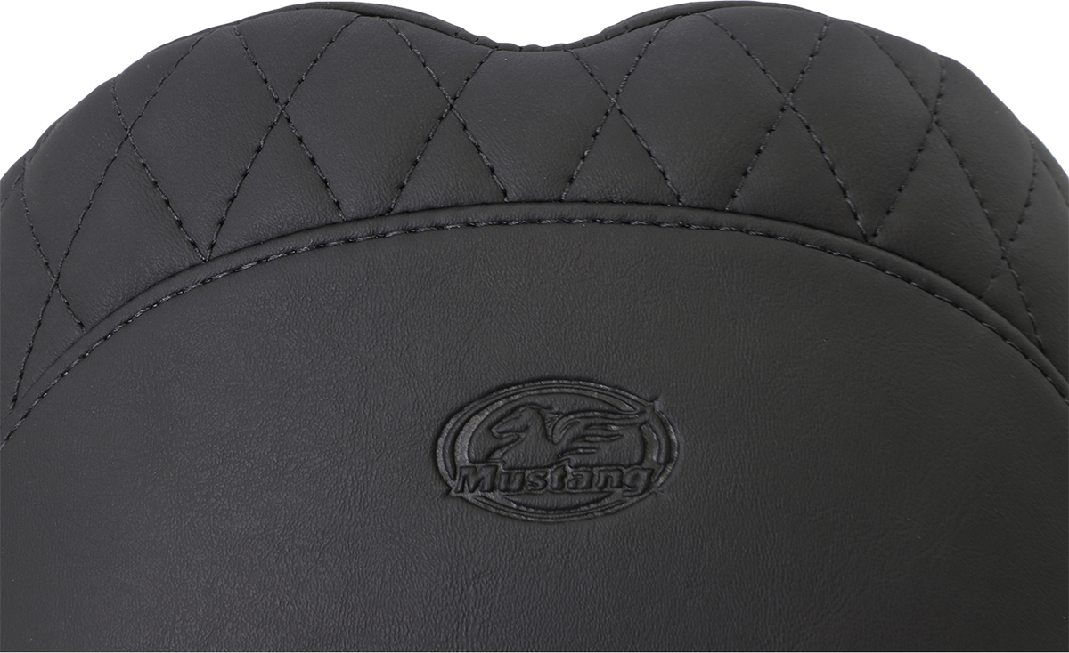 Mustang Seat - Tripper Fastback™ - Stitched W/ Small Diamond-Stitched Inlays - Black - FL '08-'25