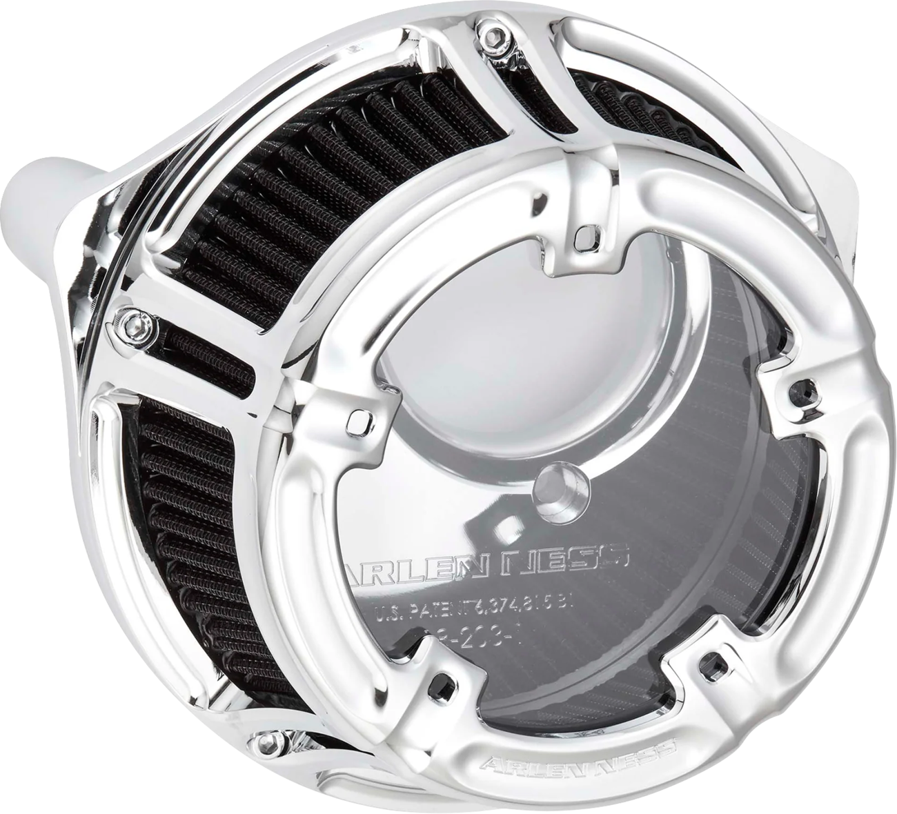 Arlen NESS Method™ Clear Series Air Cleaner - Chrome