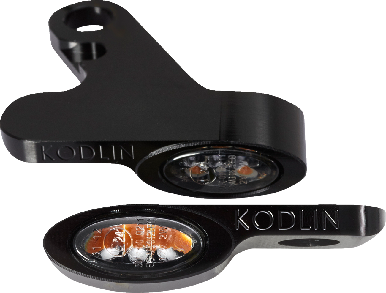 Kodlin USA LED 2-1 Front Turn Signal W/ Running Light - Black