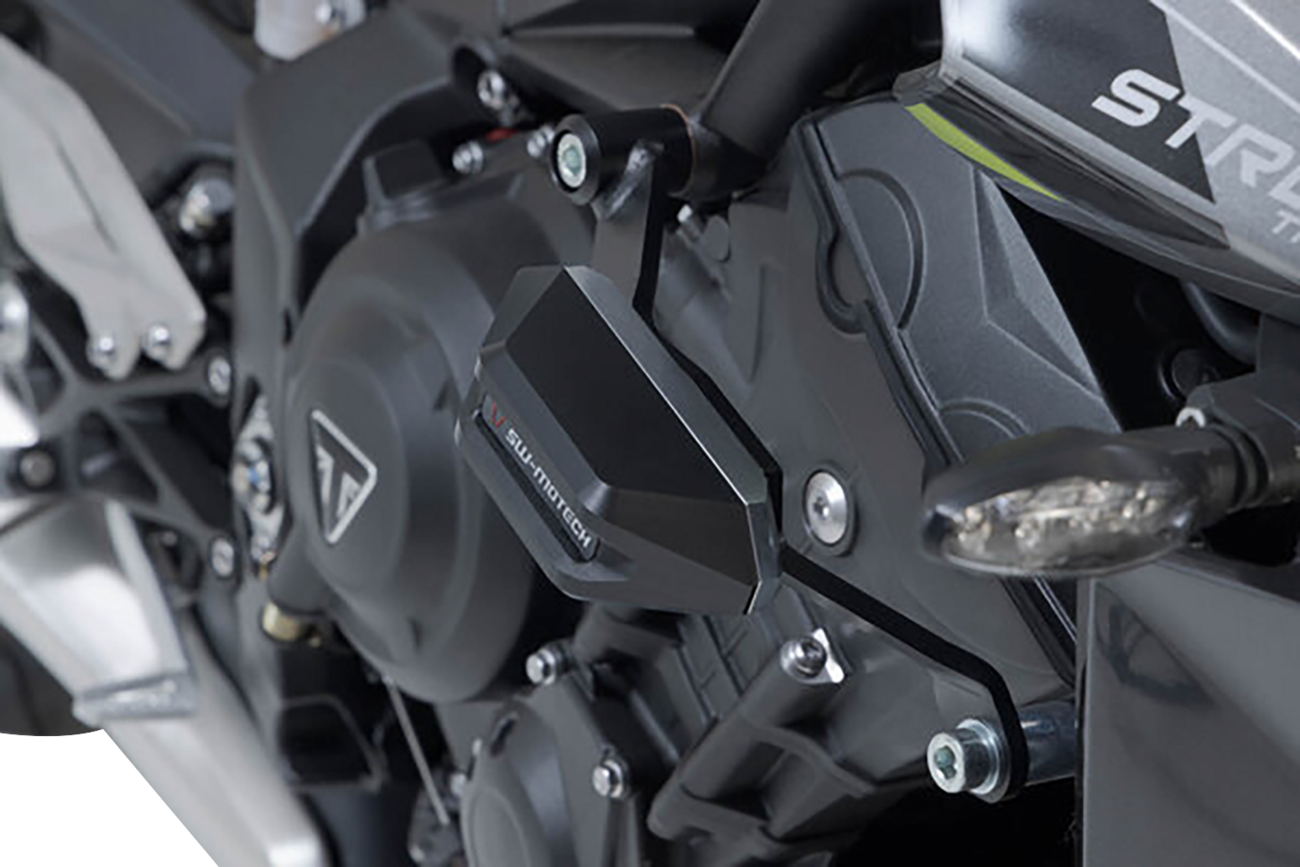 SW-Motech Frame Slider Kit - Triumph - Street Trple 675/Rx | 765 R/RS/S/Moto2 Edition