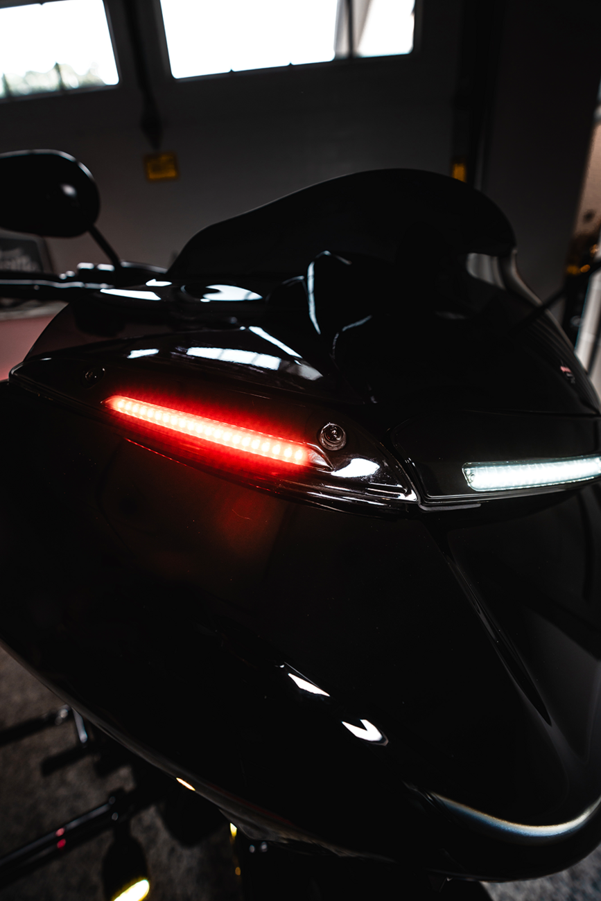 Custom Dynamics Windshield Trim - Black