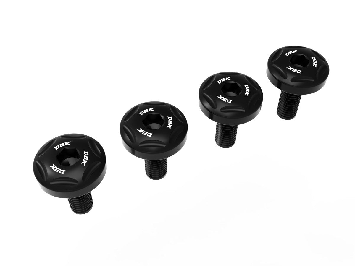 Ducabike DBK KVT104 Panigale V4 MY 2025 Front Fender Screws Kit - Black