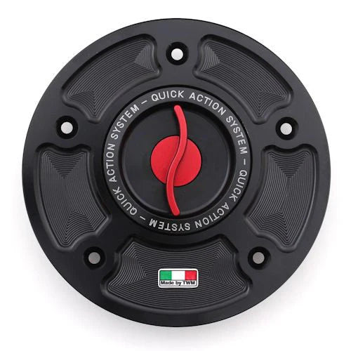 TWM Quick Action CNC Aluminum Gas Cap For Honda - THPR.02 - Red