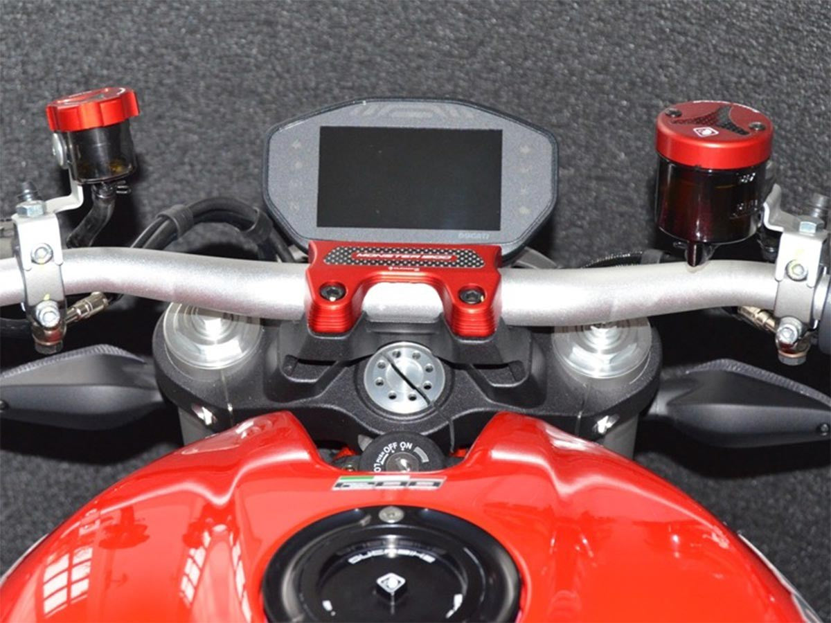 Ducabike DBK BM04 Handlebar Clamp M1200 - RED