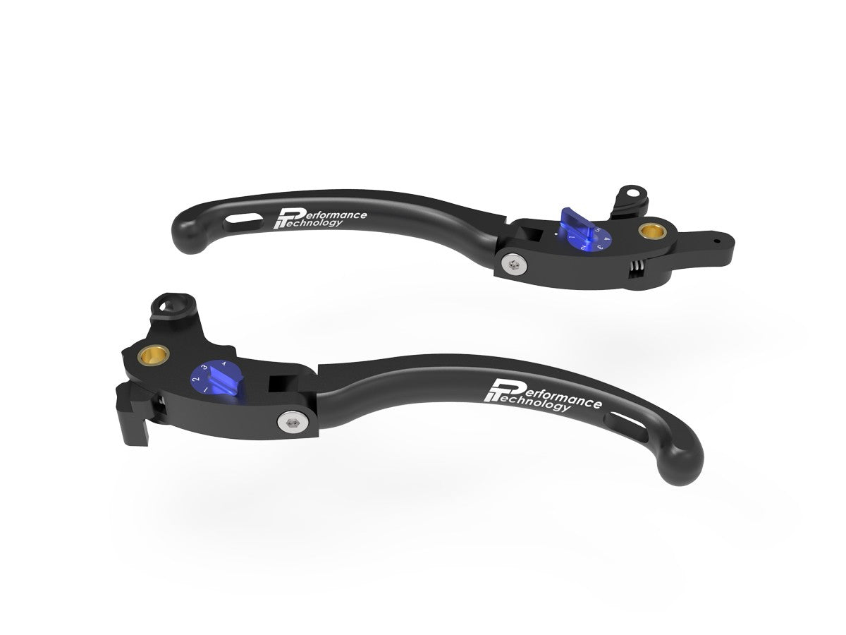 Ducabike DBK LE20 BMW Brake / Clutch Adjustable Levers Eco GP 1 - BLACK-BLUE