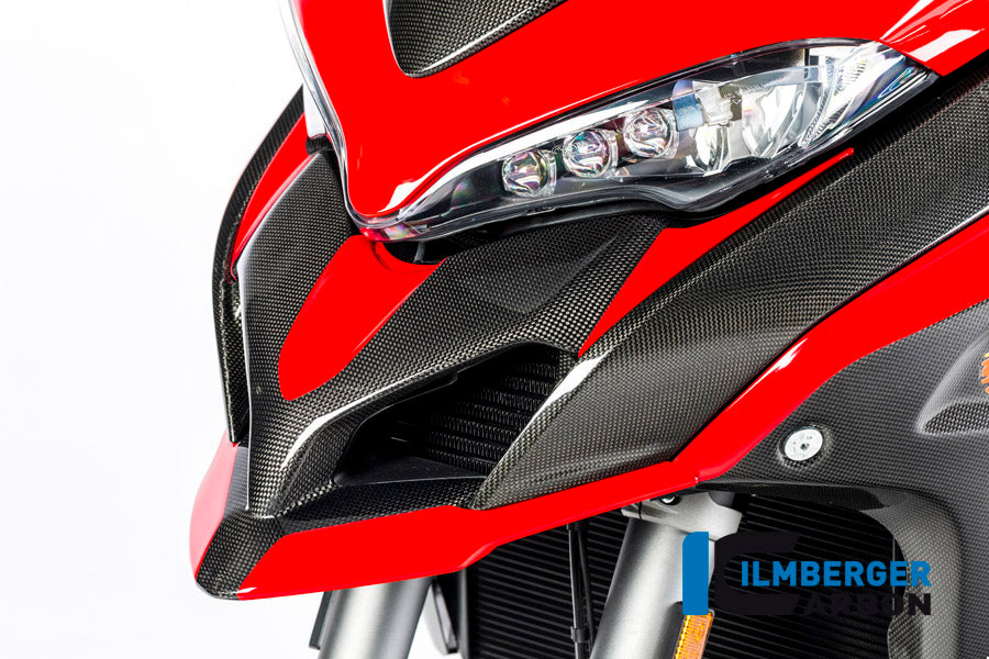 Ilmberger Carbon Front Beak Surface Ducati MTS 1200 2016 Enduro 2Tlg