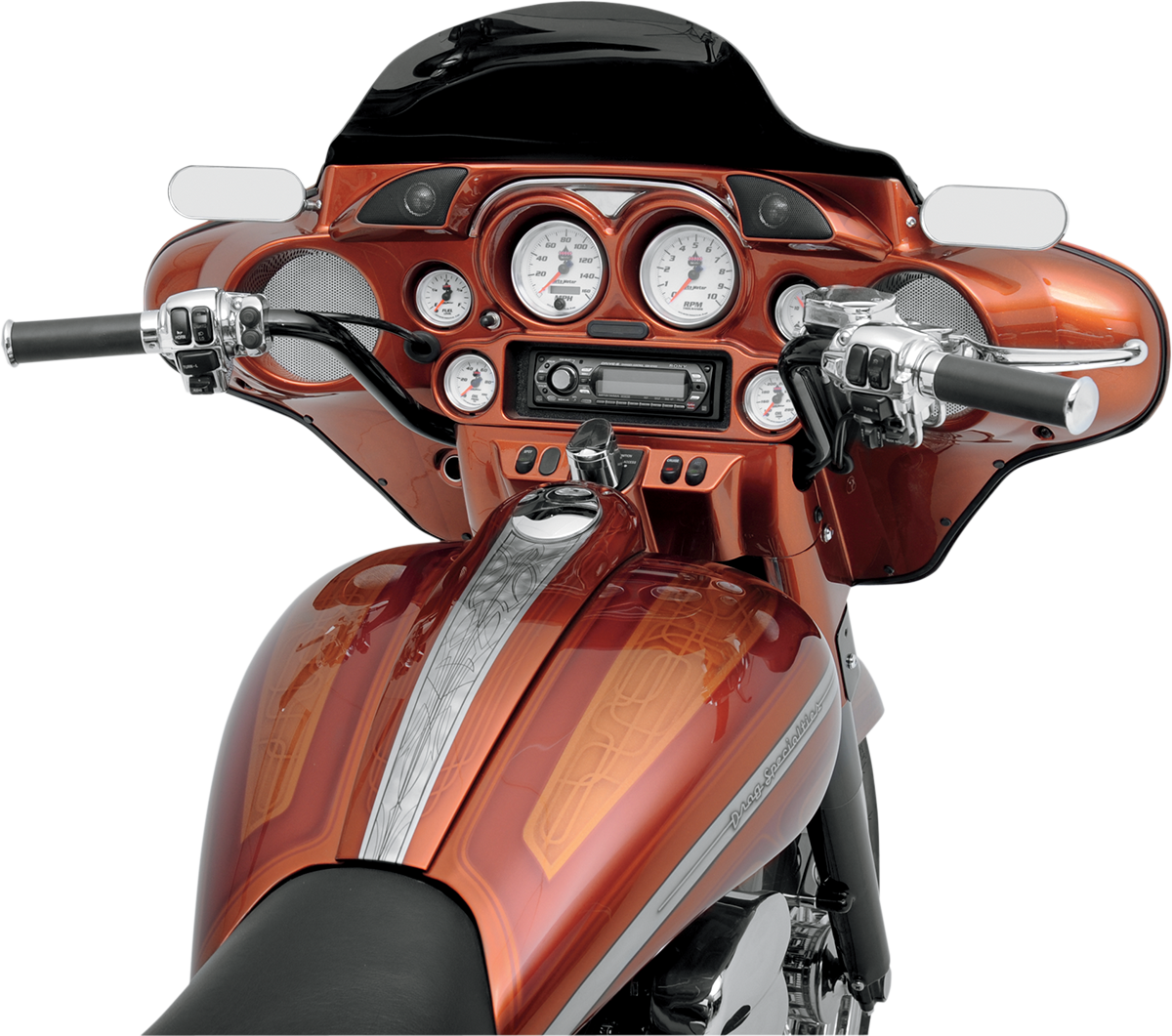 Hogtunes Dash Trim/Tweeter Pod - Harley Davidson