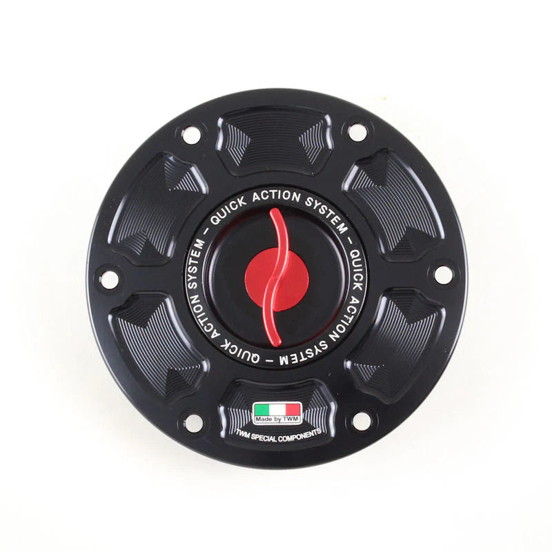 TWM Quick Action CNC Aluminum Gas Cap For Ducati - TDPR.08