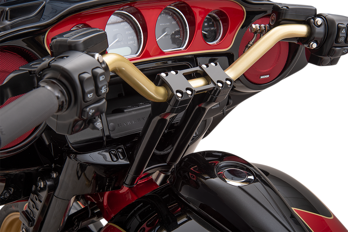 Thrashin Supply CO. 1" Handlebar - Mid Bend - Black