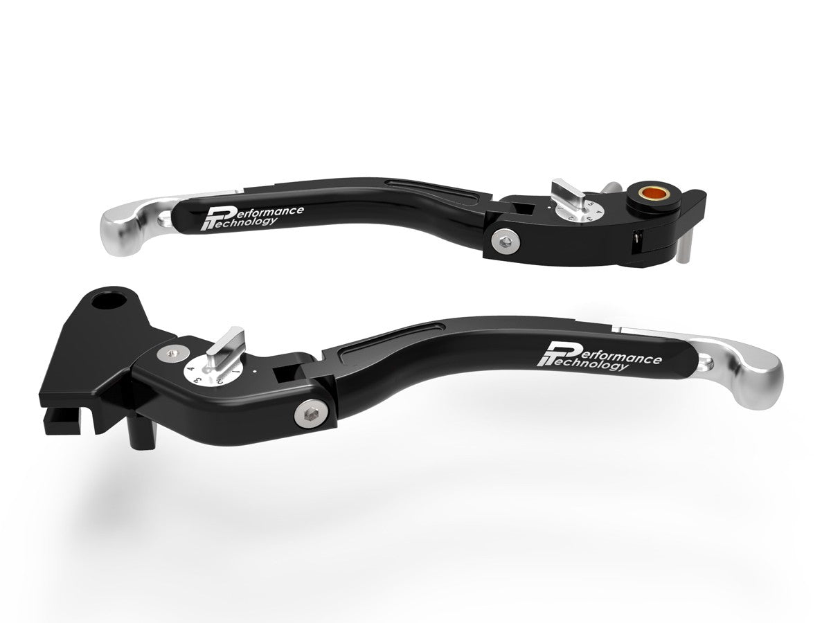 Ducabike DBK LEA14 Brake / Clutch Adjustable Levers Eco GP 2 - BLACK-SILVER