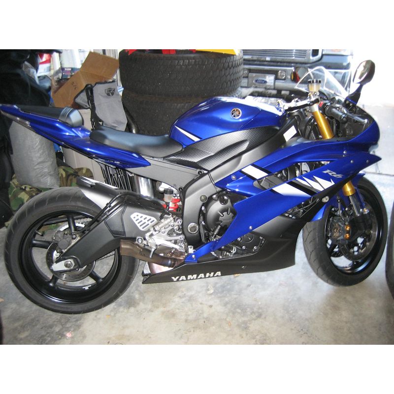 Akrapovic Megaphone Titanium Slip-On Exhaust for Yamaha R6 2006 to 2020