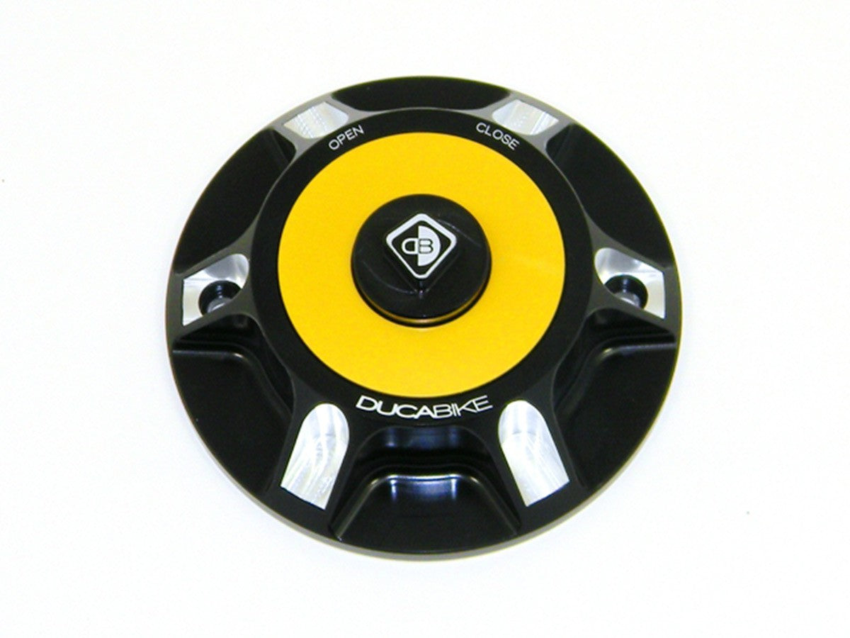 Ducabike DBK Tsb05 Fuel Tank Cap - BLACK-GOLD
