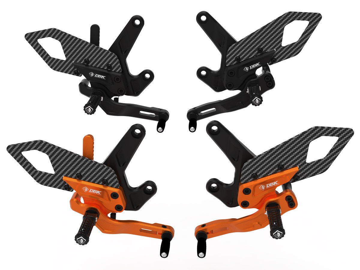 Ducabike DBK PRKTM01 KTM 990 Duke Adjustable Pilot Rearsets Kit