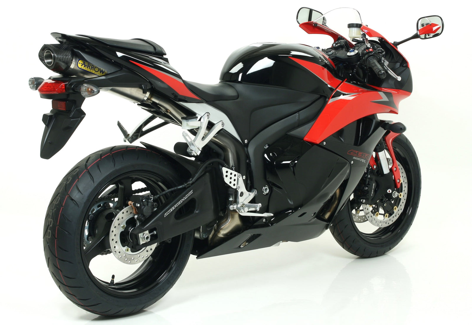 Arrow 71712AK Indy Race Aluminium Slip On With Carbon End Cap