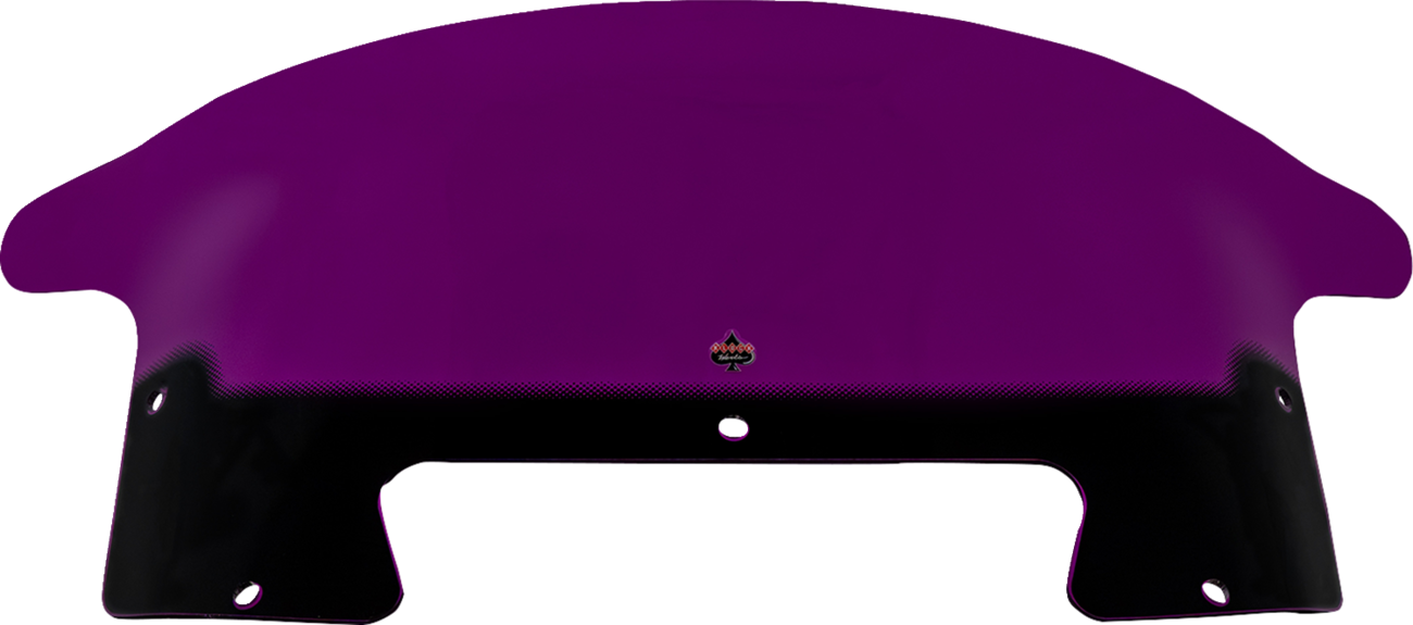 Klock Werks Windshield - 9" - Purple - Chieftain PowerPlus/Roadmaster PowerPlus