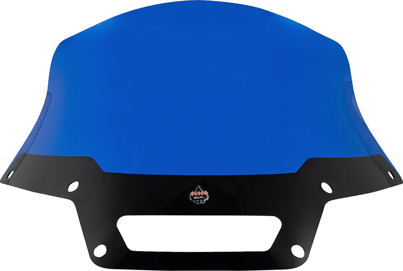Klock Werks Kolor Flare® Windshield - 8" - Blue - '22-'25 FXLRST