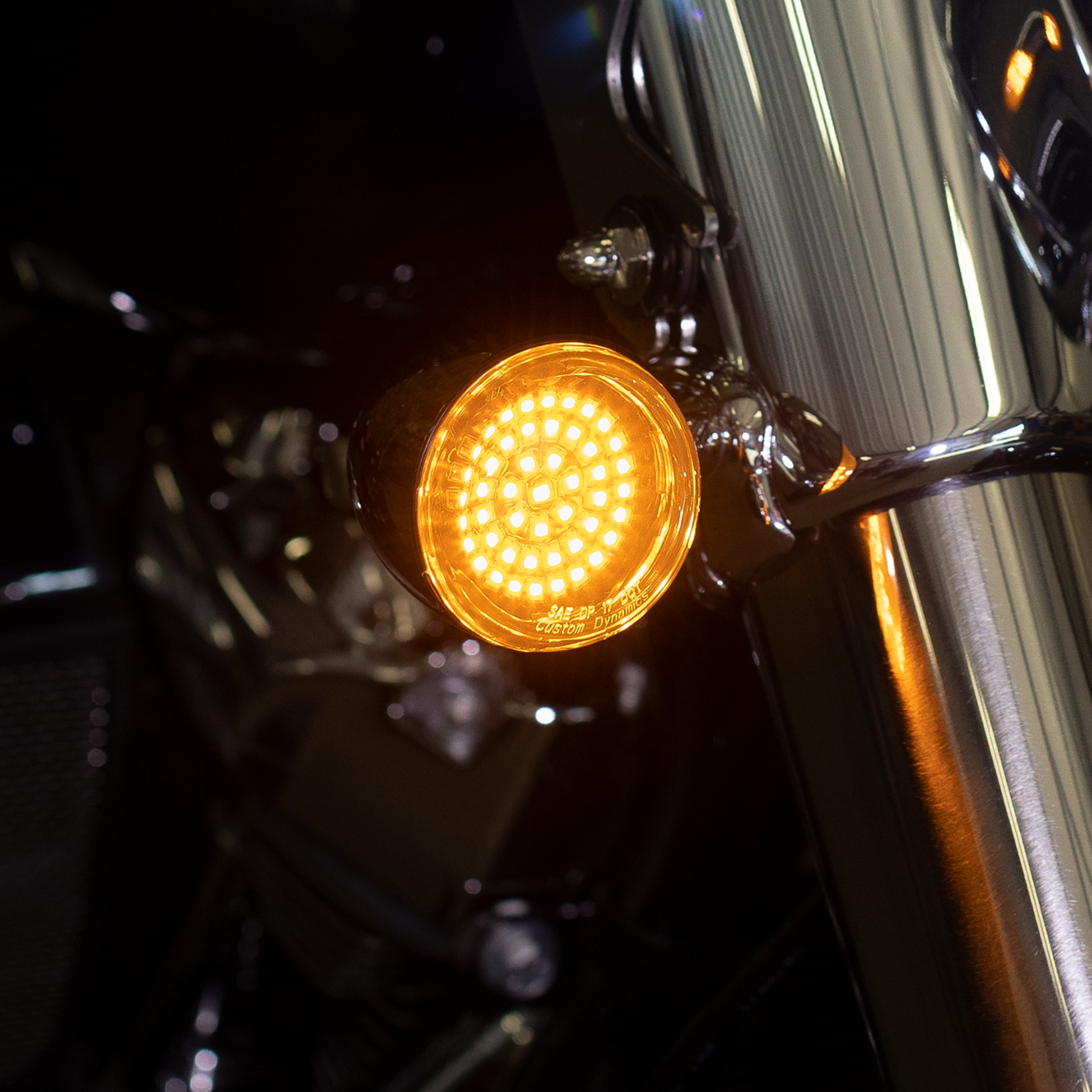Custom Dynamics Turn Signal Insert - LED - Amber - 1157