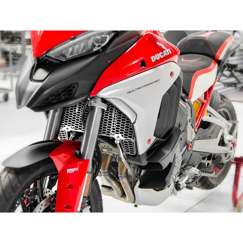 Ducabike DBK Radiator And Oil Cooler Guard For Multistrada V4 S Pikes Peak RS