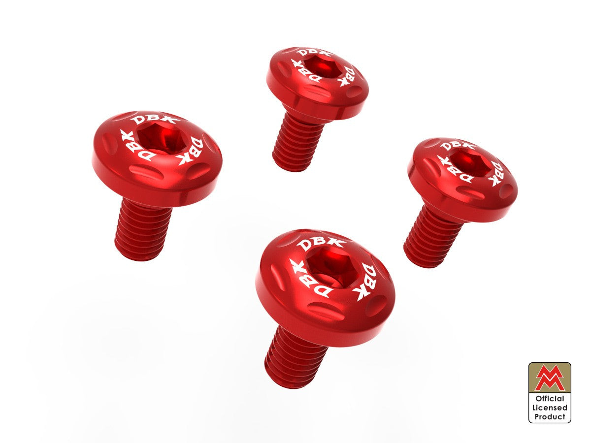 Ducabike DBK KVT60 Moto Morini Fork Protection Screw Kit - RED