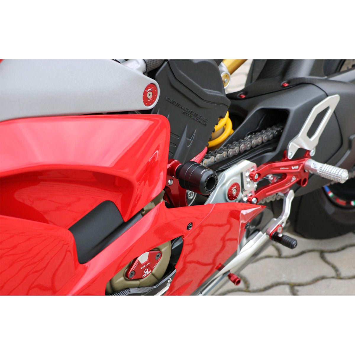 CNC Racing No Cut Frame Slider Kit for Ducati Panigale V4 V4S