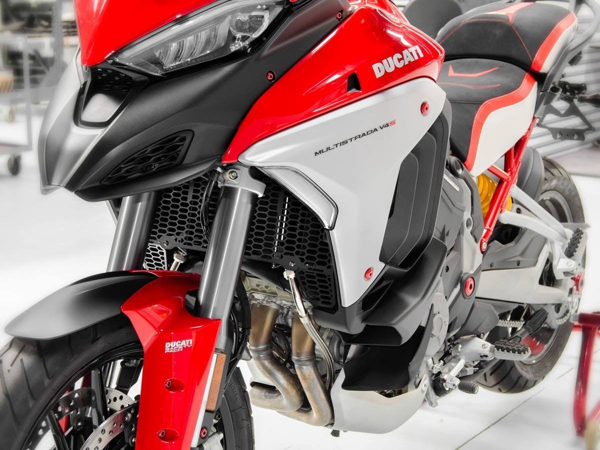 Ducabike DBK GR10 MTSV4 Radiators Guard - BLACK
