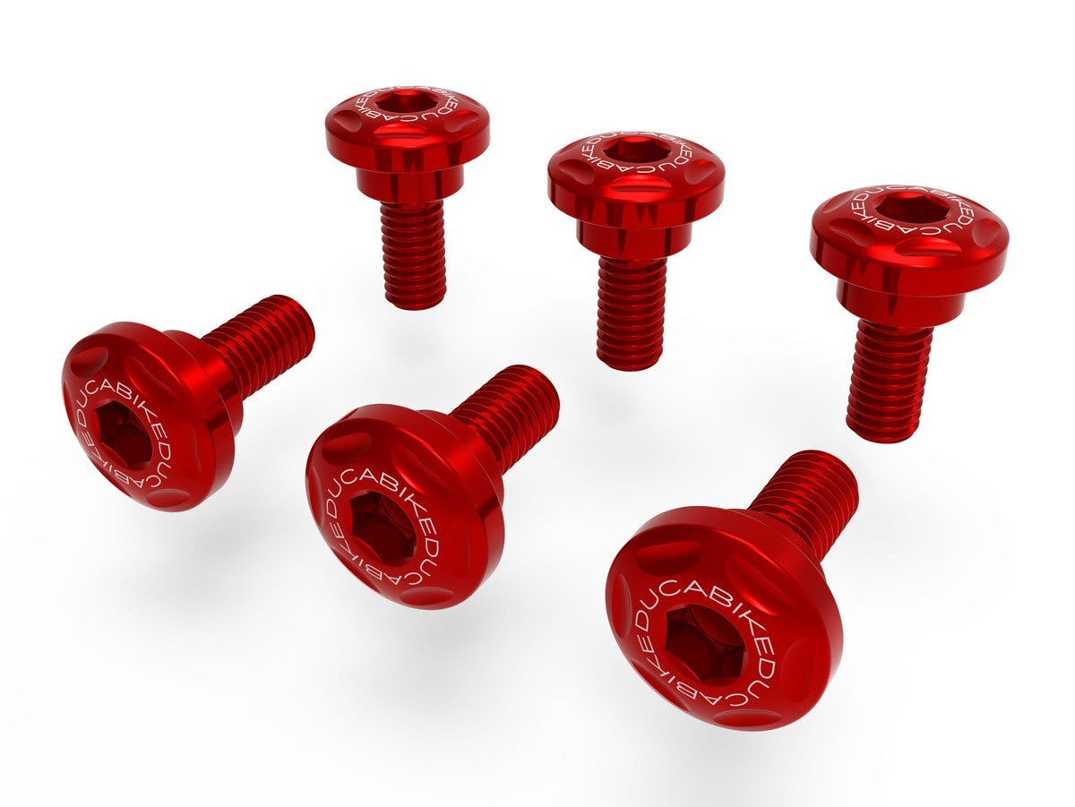 Ducabike DBK KVT10 MTSV4 Front Fender Screw Kit - RED