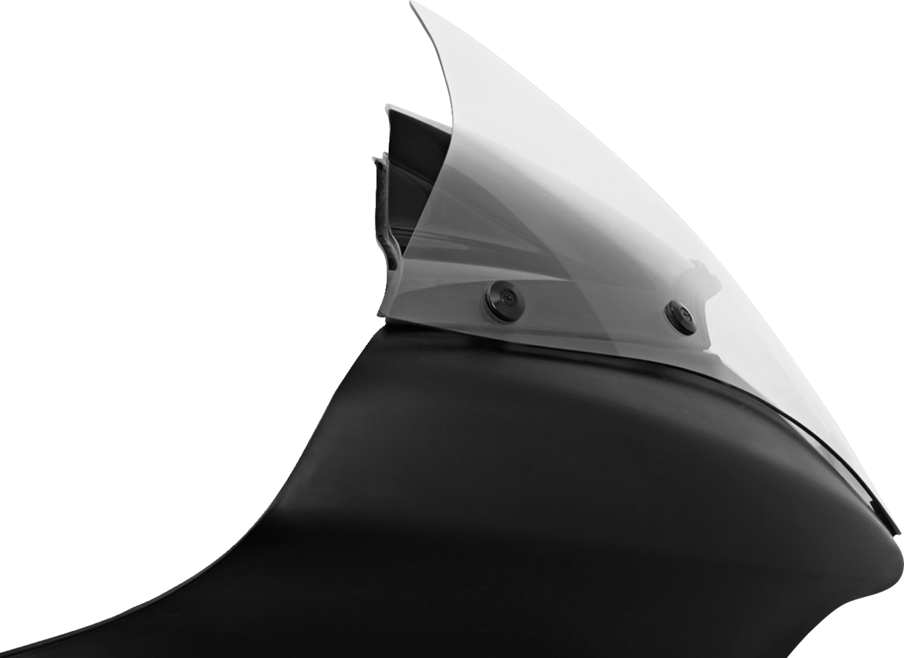Memphis Shades Windshield - BRL Race Bubble - Clear - FLTRX