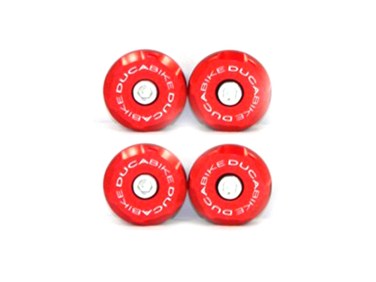 Ducabike DBK TTSC01 Kit Frame Plugs - RED