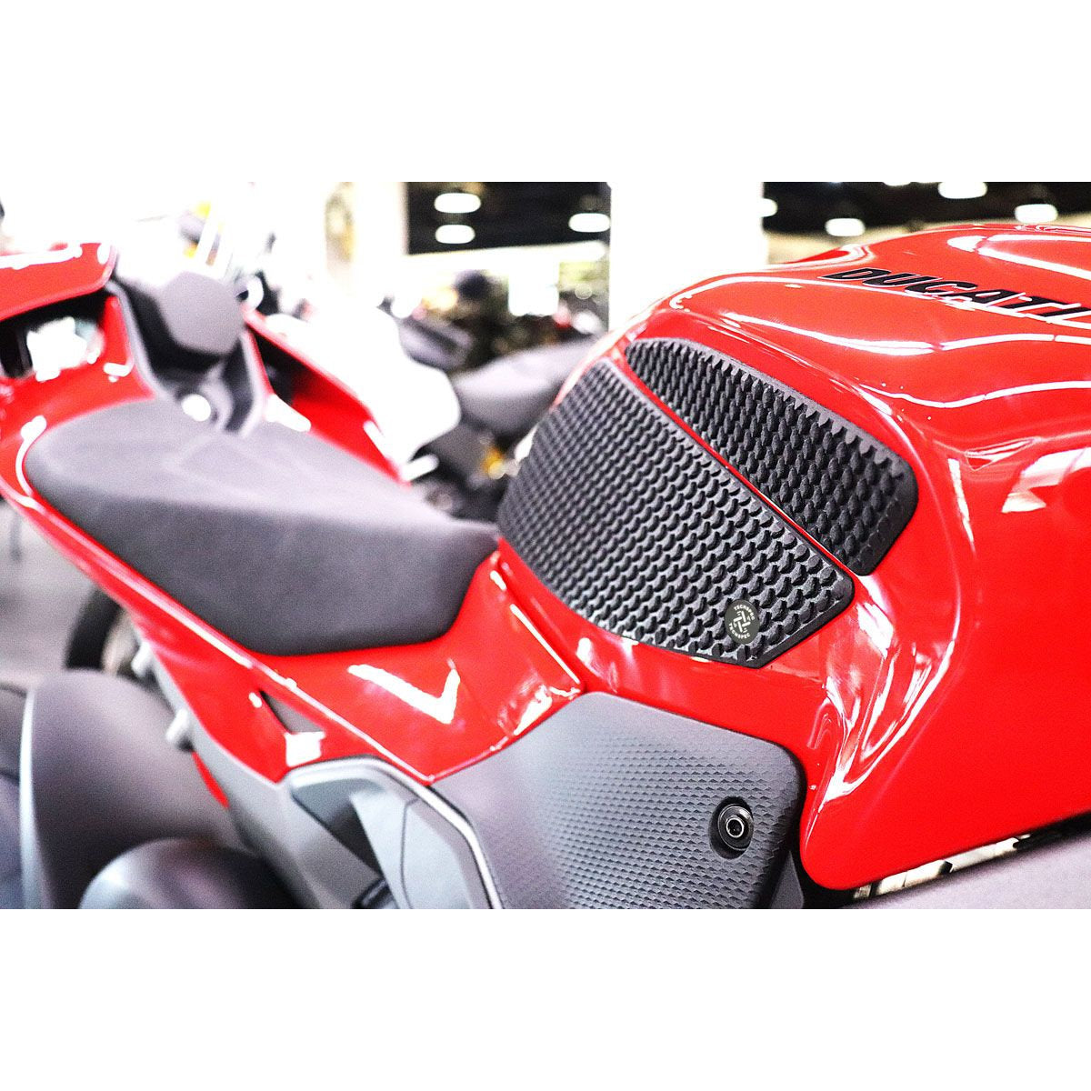 TechSpec Snake Skin Tank Protection Traction Grip Pads Panigale V4 V4S Tricolore