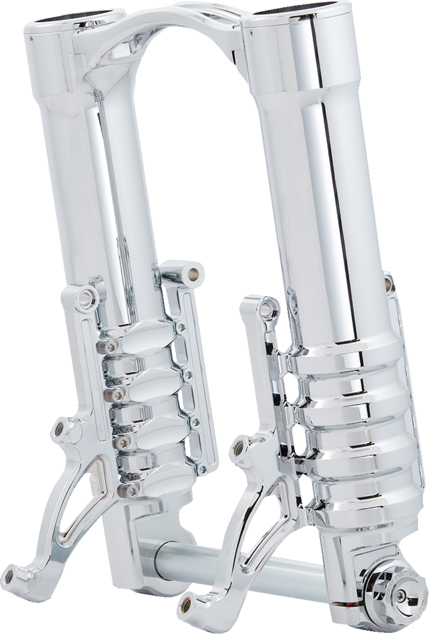 Arlen NESS Fork Legs - 49 MM - Chrome - For Custom Radial Mount Brake Caliper