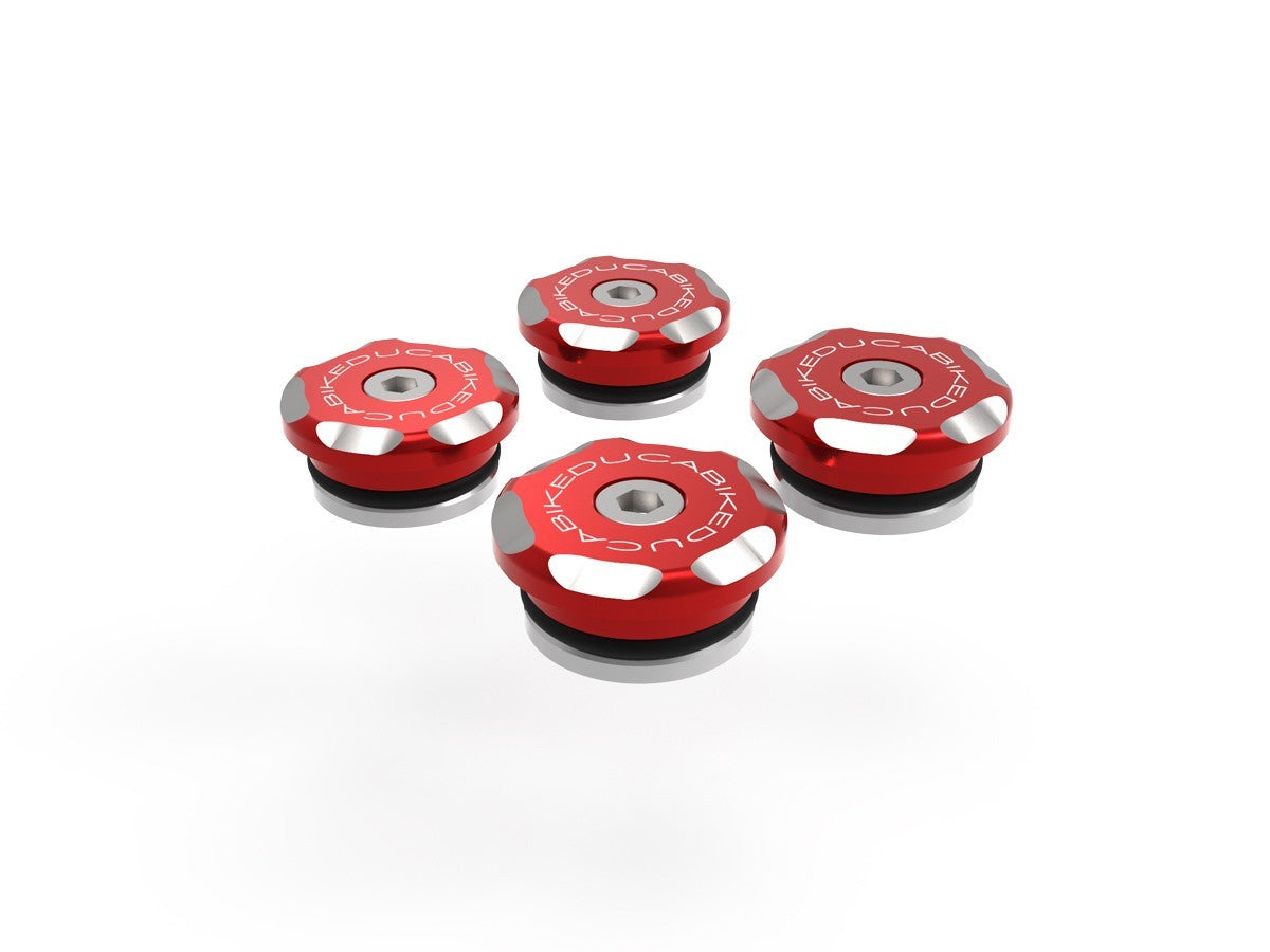 Ducabike DBK TTDSX02 DesertX Kit Frame Plugs Bicolor - RED
